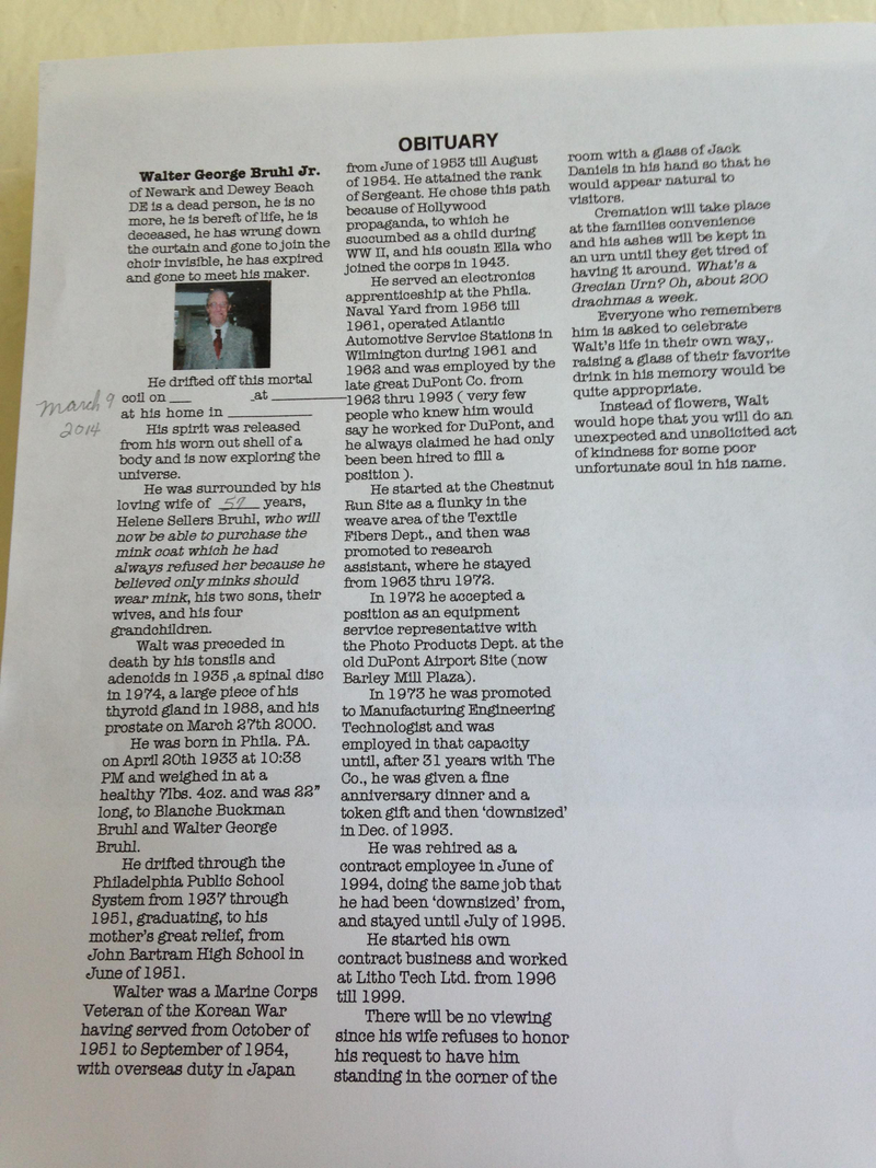 Illustration for article titled This Self-Penned Obituary Is One Of The Best We've Ever Read